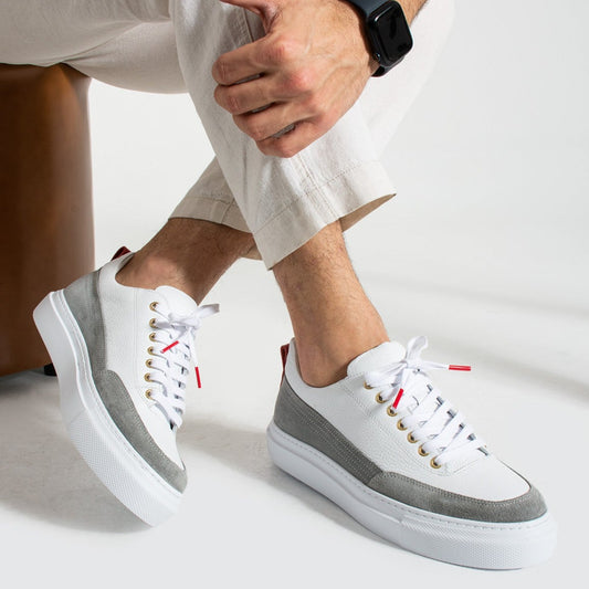 Rio White-Grey Sneaker