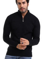 Rico Halfzip Sweater Black