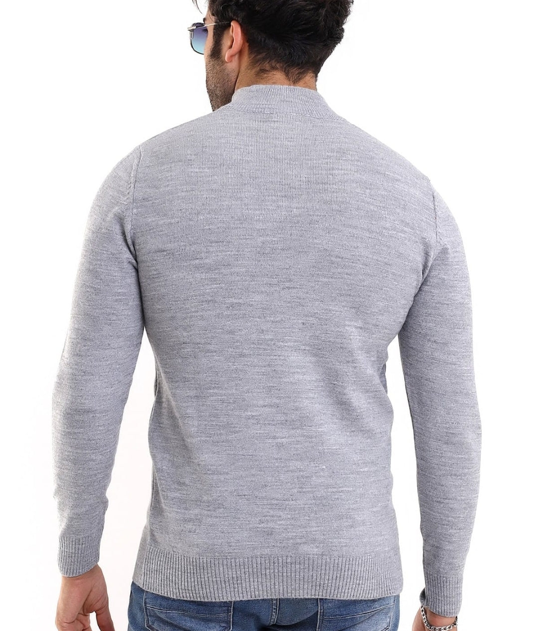 Rico Half-Zip Sweater Grey