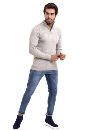 Rico Half-Zip Sweater Beige